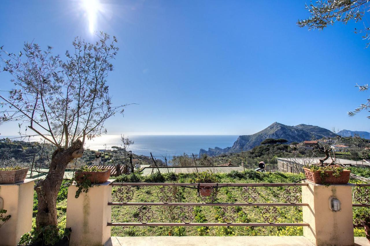 Il Pioppo - Country House Sea View Massa Lubrense Exteriör bild