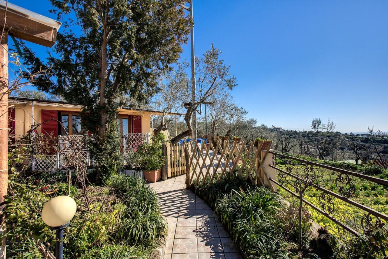 Il Pioppo - Country House Sea View Massa Lubrense Exteriör bild
